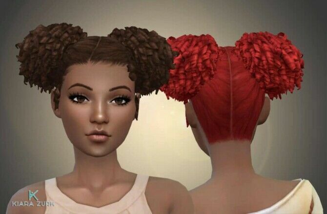 Afro Curls Hair At MY Stuff Origin Sims 4 CC