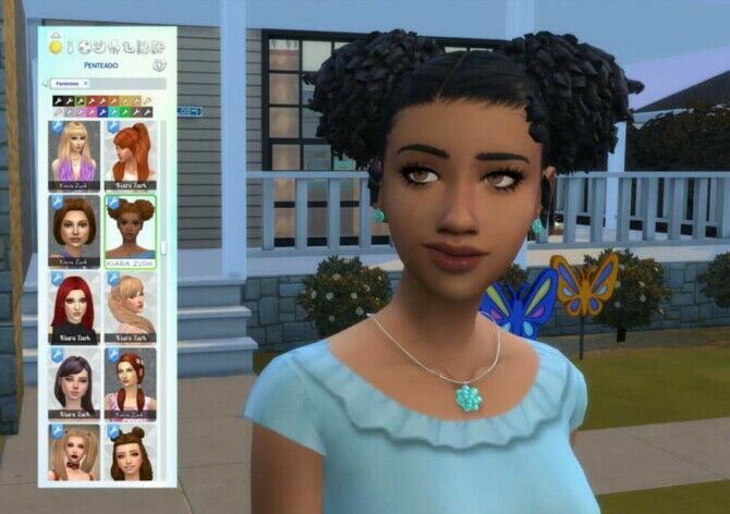 sims 4 cc afro curls hair at my stuff origin 2