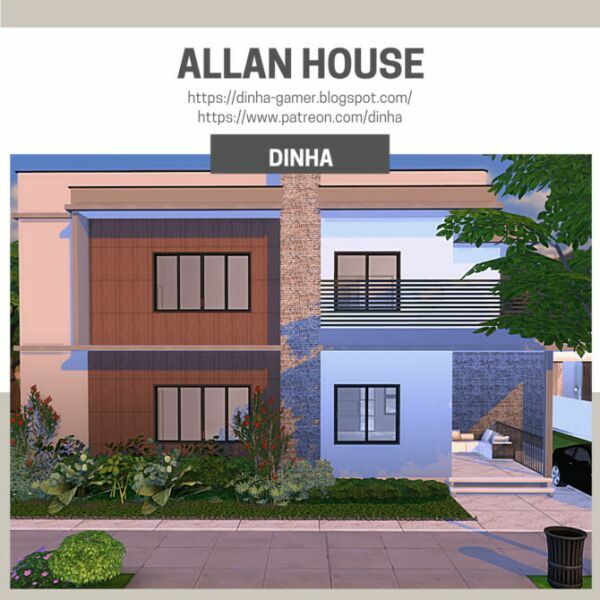 Allan House At Dinha Gamer Sims 4 CC