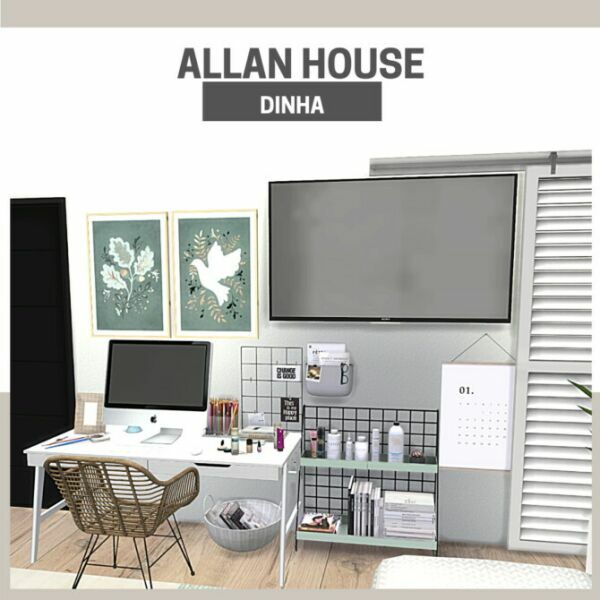 sims 4 cc allan house at dinha gamer 4