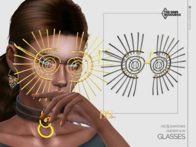 Ancient SUN Glasses By Dailystorm Sims 4 CC