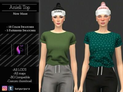 Anieli TOP By Katpurpura Sims 4 CC