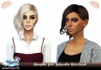 Anto Aphrodite + Bonfire + Galaxy – Hair Retextures At Shimydim Sims Sims 4 CC