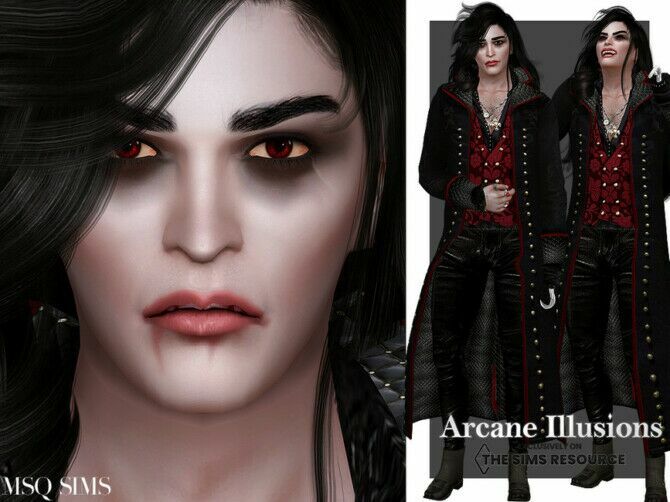 Arcane Illusions Caden FOY By Msqsims Sims 4 CC