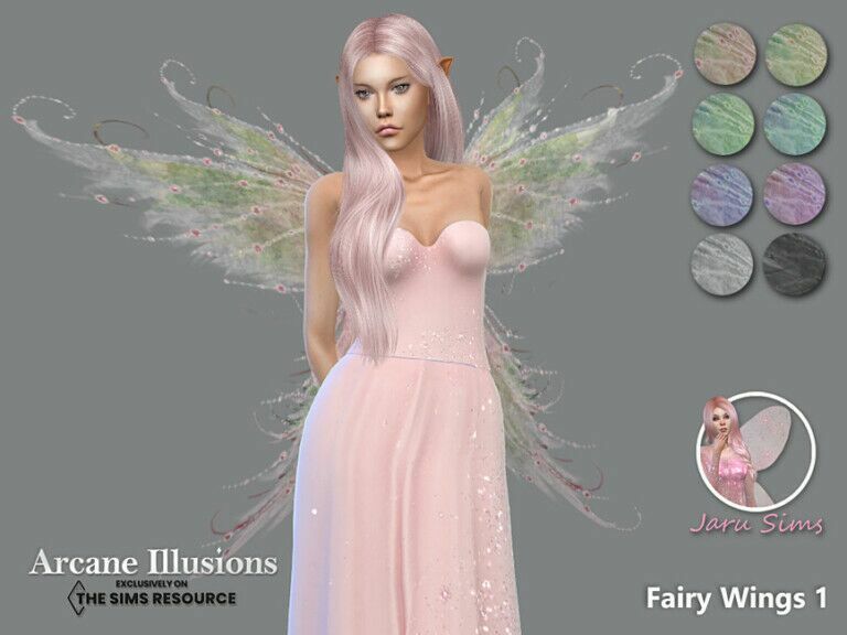 Arcane Illusions – Fairy Wings 1 By Jaru Sims Sims 4 CC