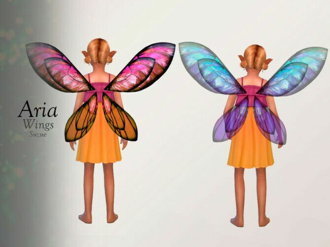 sims 4 cc aria wings child by suzue 2