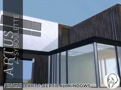 Artus Part 1 – Vertical Windows By Syboubou Sims 4 CC