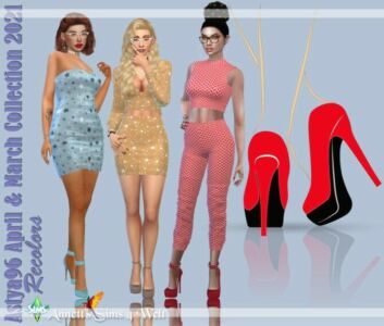 Astya96 April & March Collection 2021 Recolors At Annett’s Sims 4 Welt Sims 4 CC