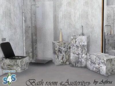 Austerity Bathroom SET At Aifirsa Sims 4 CC