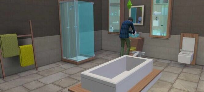 AVA Bathroom At Lizzy Sims Sims 4 CC