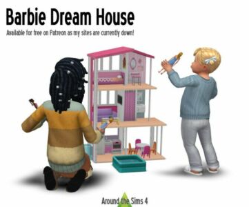 Barbie Dream House At Around The Sims 4 Sims 4 CC