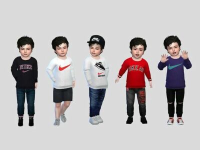 Basic Sweatshirts For Toddler Boys By Mclaynesims Sims 4 CC