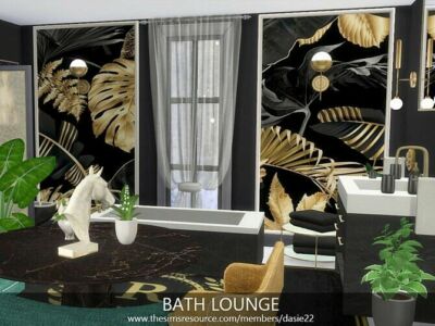 Bath Lounge By Dasie2 Sims 4 CC