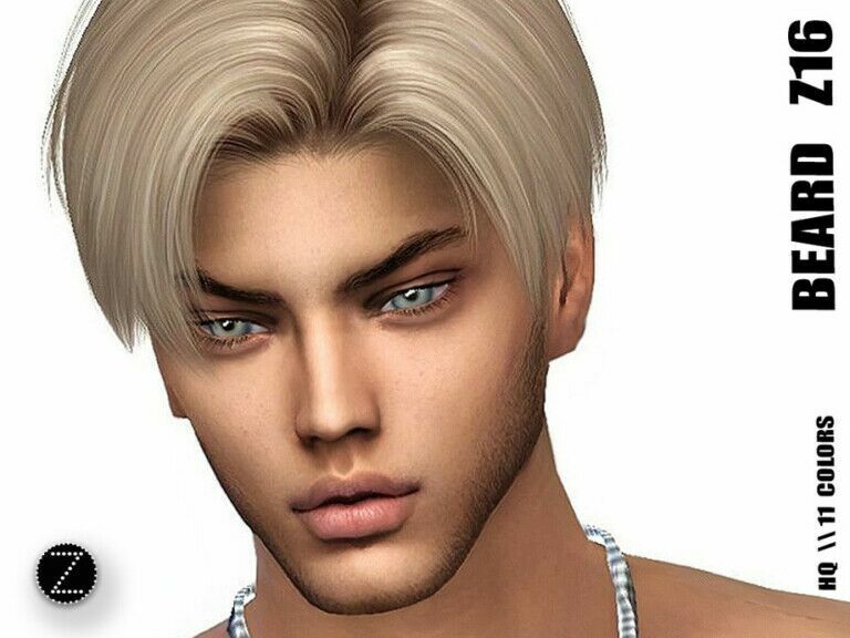 Beard Z16 By Zenx Sims 4 CC