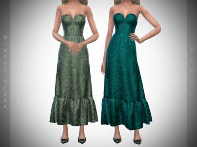 Bianca Dress By Pipco Sims 4 CC