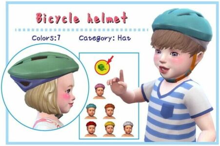 Bicycle Helmet (Toddler) At A-Luckyday Sims 4 CC