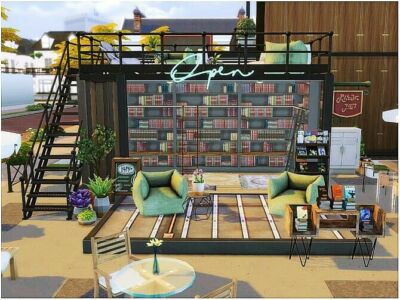 Book Truck By Lotsbymanal Sims 4 CC