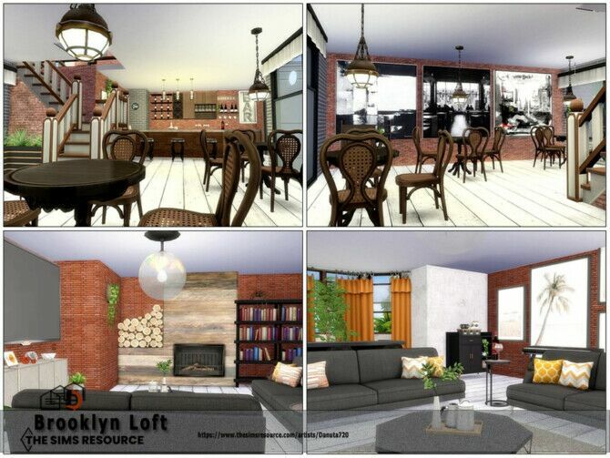 sims 4 cc brooklyn loft by danuta720 4