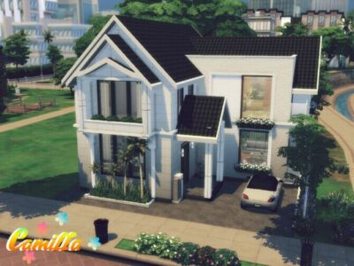 Camilla House By Genkaiharetsu Sims 4 CC