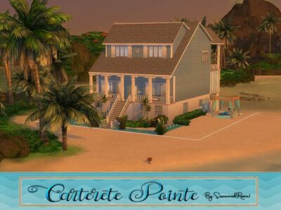 Carteret Pointe Cottage By Savannahraine Sims 4 CC