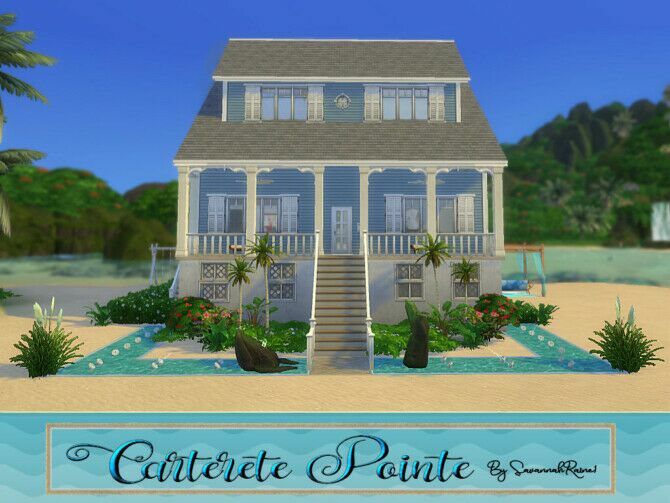 sims 4 cc carteret pointe cottage by savannahraine 2