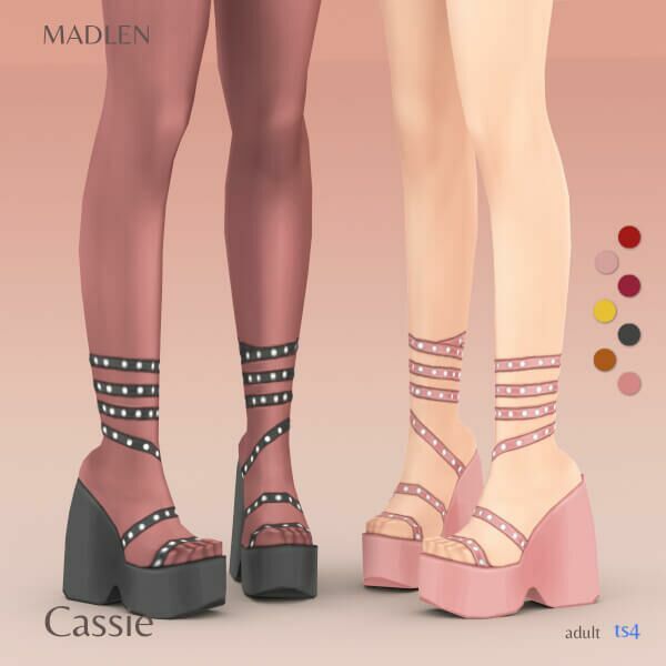 Cassie Shoes By Madlen Sims 4 CC