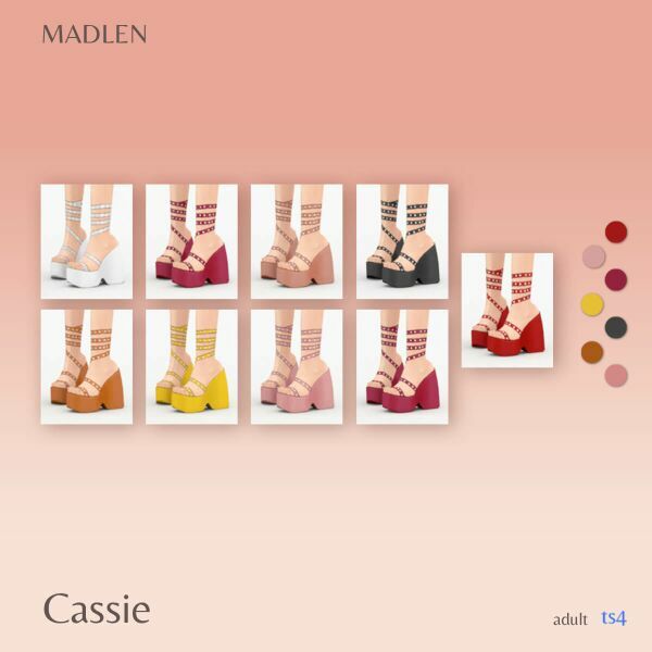 sims 4 cc cassie shoes by madlen 2