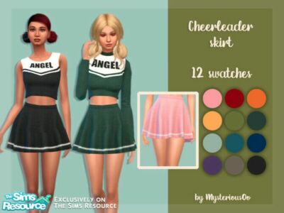 Cheerleader Skirt By Mysteriousoo Sims 4 CC