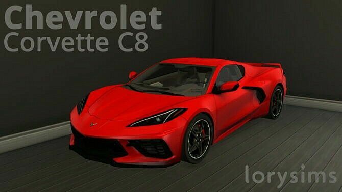 Chevrolet Corvette C8 At Lorysims Sims 4 CC