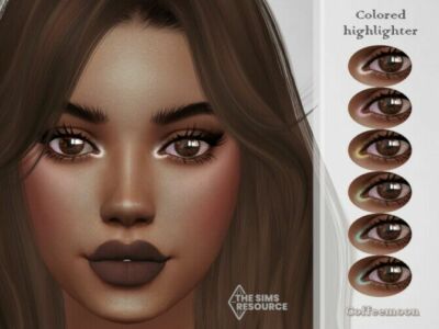 Colored Highlighter By Coffeemoon Sims 4 CC