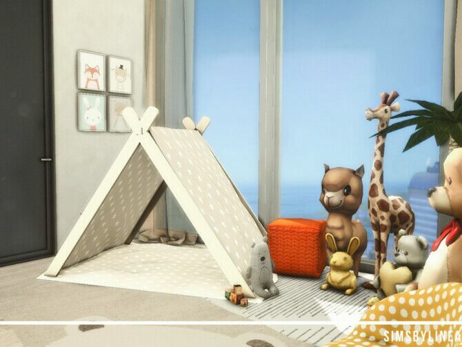 sims 4 cc contemporary toddler room by simsbylinea 2