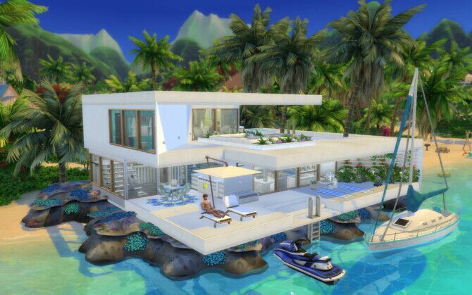 Coral Residence By Alexiasi Sims 4 CC