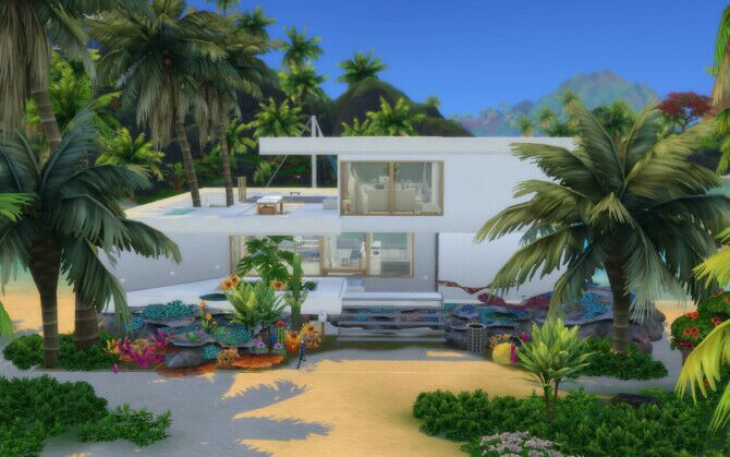 sims 4 cc coral residence by alexiasi 2