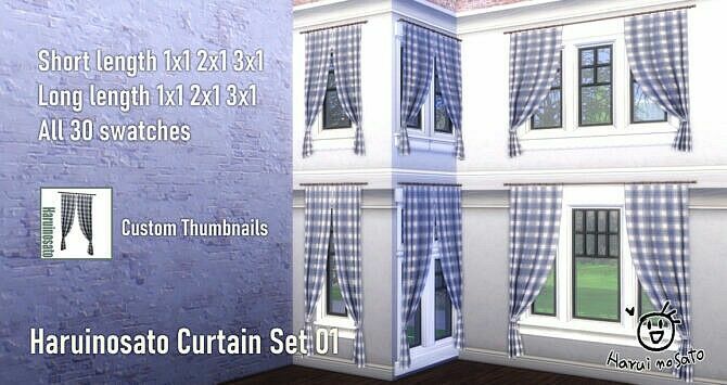 sims 4 cc curtain set 01 at haruinosatos cc 3