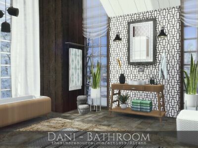 Dani Bathroom By Rirann Sims 4 CC