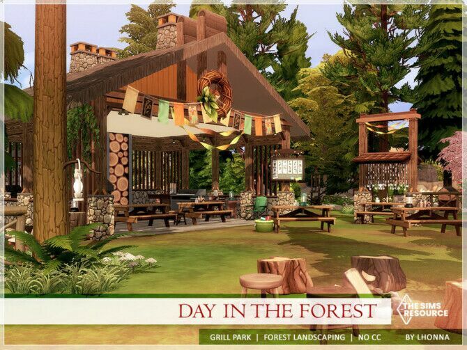 DAY In The Forest By Lhonna Sims 4 CC Download