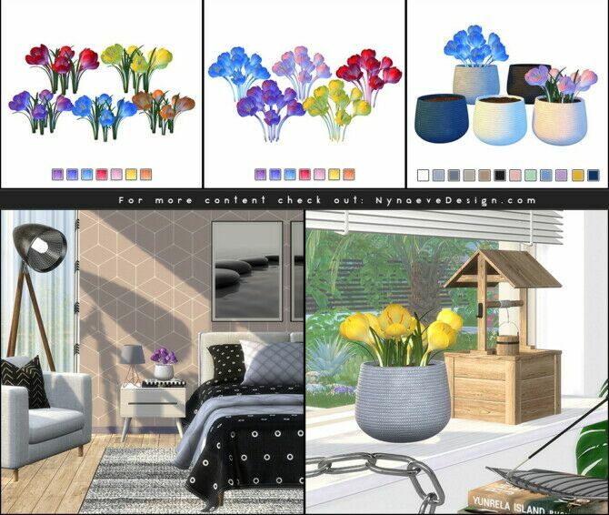 sims 4 cc daya crocus plant at nynaeve design 2