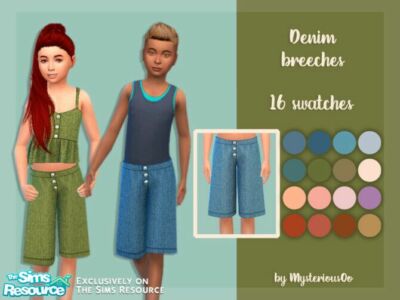 Denim Breeches By Mysteriousoo Sims 4 CC