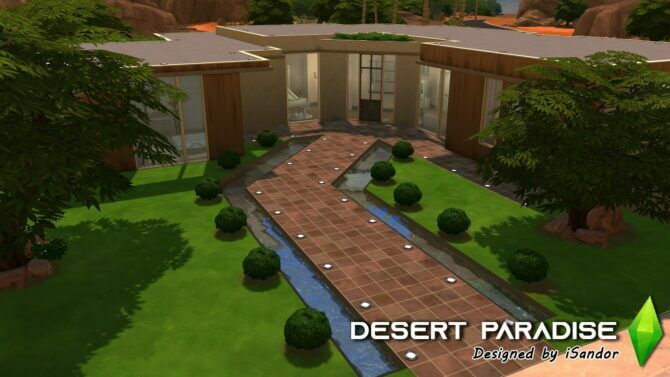 Desert Paradise House By Isandor At Mod The Sims Sims 4 CC