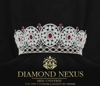 Diamond Nexus Miss Universe Crown & Tiara At Mssims Sims 4 CC