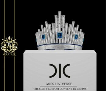 DIC Miss Universe Crown At Mssims Sims 4 CC
