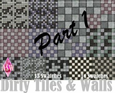 Dirty Tiles & Walls Part 1 At Annett’s Sims 4 Welt Sims 4 CC