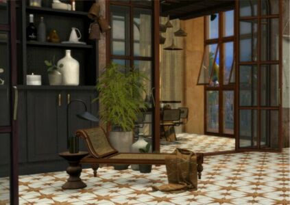 Finca Artisan And Antique Floor Tiles At Tilly Tiger Sims 4 CC