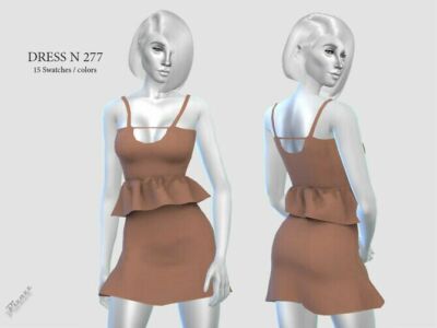 Dress N 277 By Pizazz Sims 4 CC