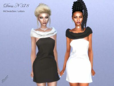 Dress N 378 By Pizazz Sims 4 CC