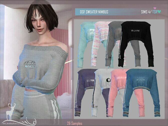 DSF Sweater Nimbus By Dansimsfantasy Sims 4 CC