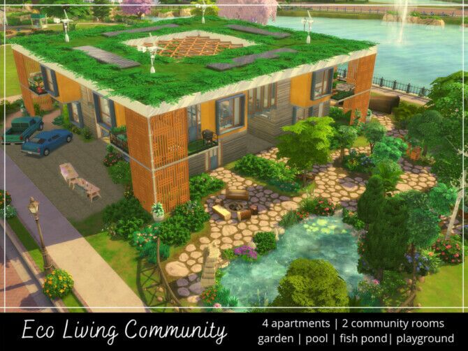 ECO Living Community By A.lenna Sims 4 CC