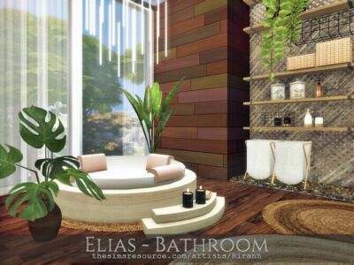 Elias Bathroom By Rirann Sims 4 CC