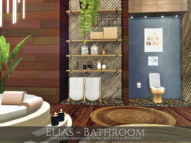 sims 4 cc elias bathroom by rirann 4