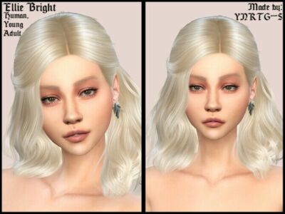 Ellie Bright By Ynrtg-S Sims 4 CC